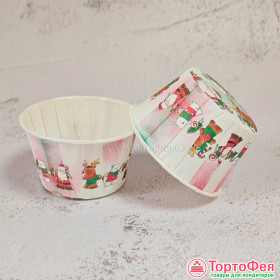 Форма бумаж. Маффин &quot;Новый год&quot;, 10 шт