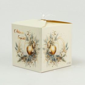 Коробка подарочная 14х14х14 см &quot;С Новым годом&quot;  