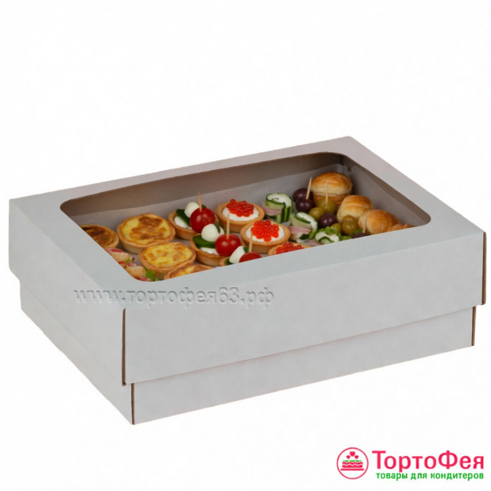 Коробка для кейтеринга, фуршета 33х24х11 см