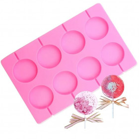 Форма силикон.для леденцов &quot;Круг 5 см&quot;, глубина 0,5 см