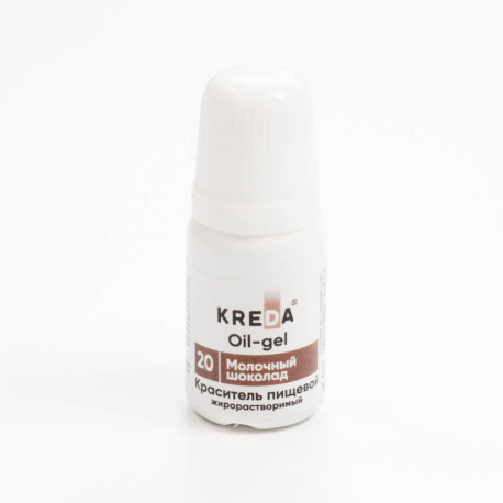 Краситель жирорастворимый Kreda Oil-gel Молочный шоколад, 10 гр