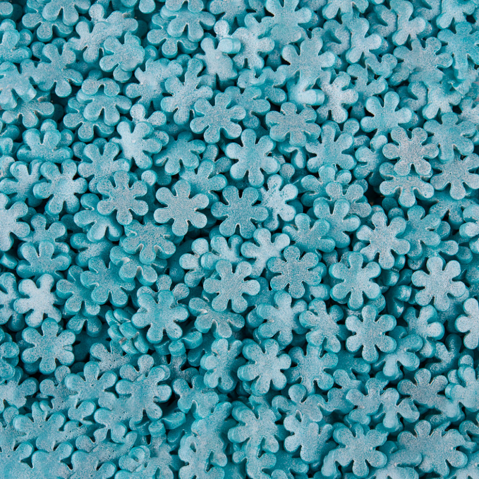 Посыпка Снежинки голубые перламутр, 25 гр