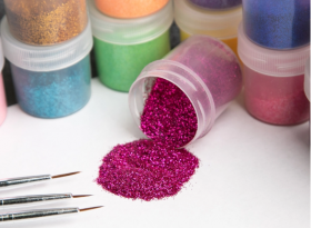 Блестки "Малиновые", 5 г