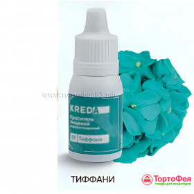 Краситель гелевый водорастворимый KREDA Пастель, Тиффани / 10 мл          