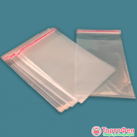 Пакетики прозрачные 12х18 см с клеевым клапаном, 10 шт    