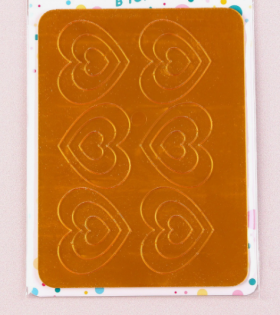 Набор"Сердечек", акрил / 18 шт