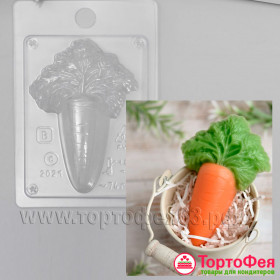 Форма пластик. "Морковка" 