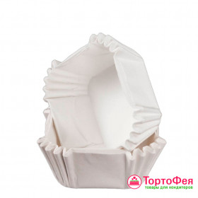 Капсулы бумажные Мини 33х33х18 мм Белые, квадрат. / 25 шт 