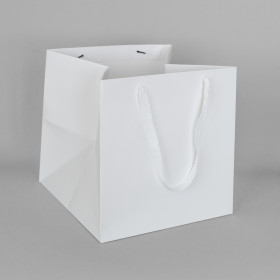 Пакет под торт 25 х 25 х 25 см, белый  