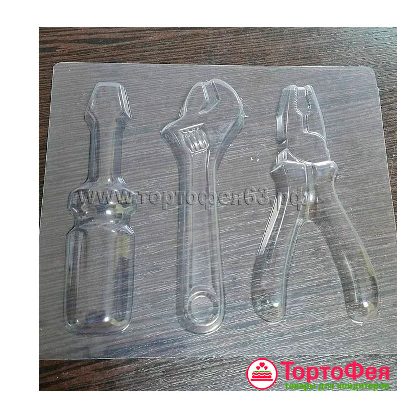 Форма пластик. "Инструменты 3 шт" 