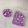 Шарики рисовые в глазури. Блеск "Сиреневый", 20 гр         