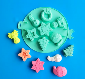 Форма силиконовая &quot;Рождество&quot;, 7 яч.