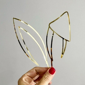 Декор из акрила "Ушки кролика", 9 см  