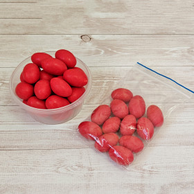 Драже из воздушного риса в глазури "Яйца  красные", 25 гр  