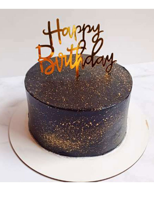 Топпер «Happy Birthday», золото