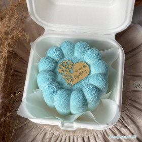 Декор из акрила "Happy Birthday Сердце", золотой   