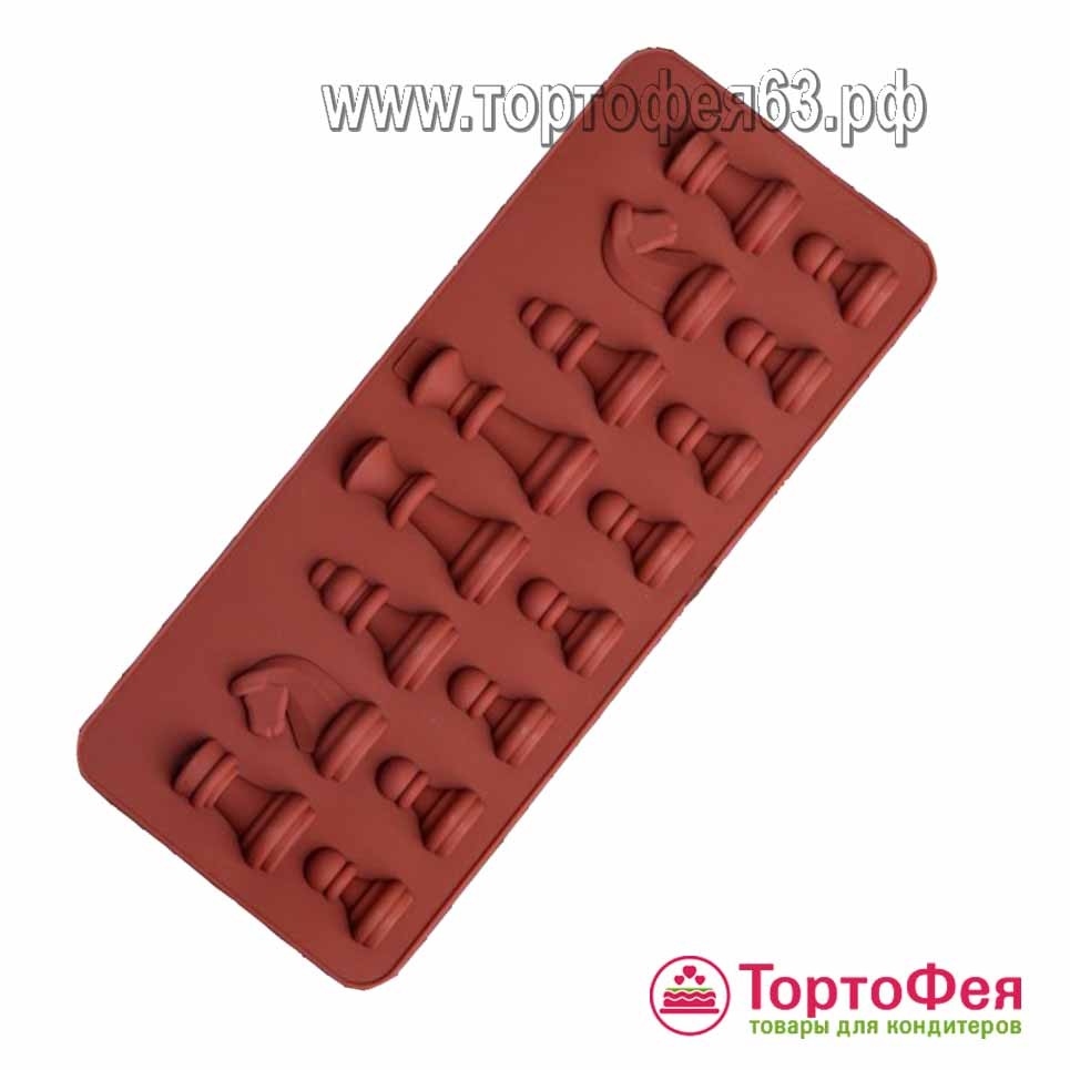 Форма силиконовая "Шахматы", 16 шт Форма силиконовая "Шахматы", 16 шт