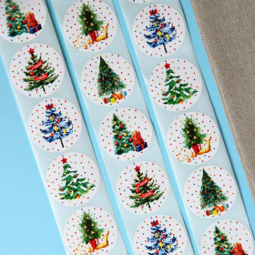 Набор наклеек &quot;Елочки&quot;, 10 шт