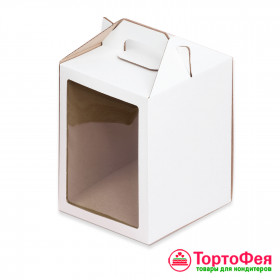 Коробка-сундучок 16х16х20 см  гофрокартон 