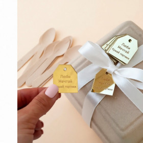 Декор из акрила "Кушай тортики" 3 см