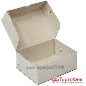 Коробка 15х11х7,5 см серии Эконом, белая (хром-эрзац)