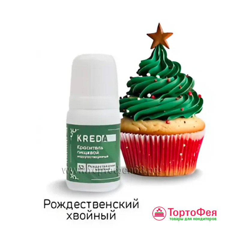 Краситель гелевый KREDA Lux, Хвойный / 10 мл       