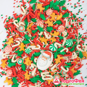 Посыпка микс &quot;Санта&quot;, 20 г