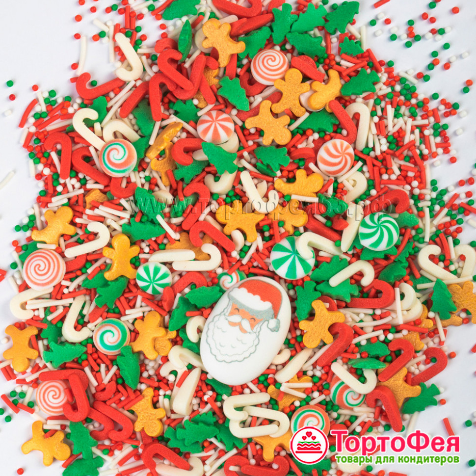 Посыпка микс "Санта", 20 г