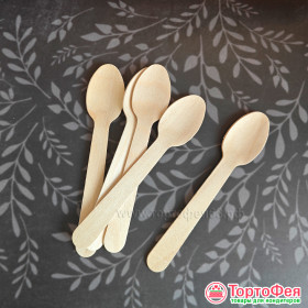 Ложечка деревянная 11см, 1 шт