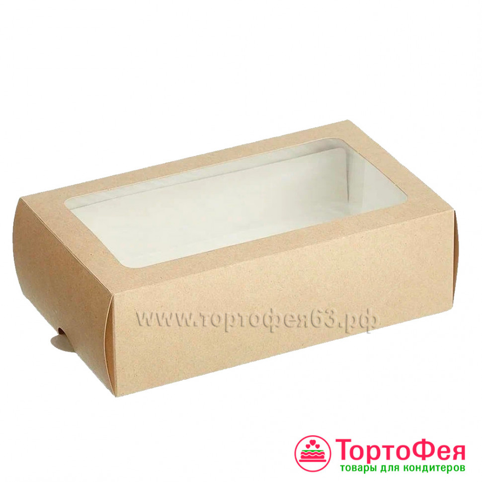 Коробка для макарони 18х10,7х5,5 см, белая