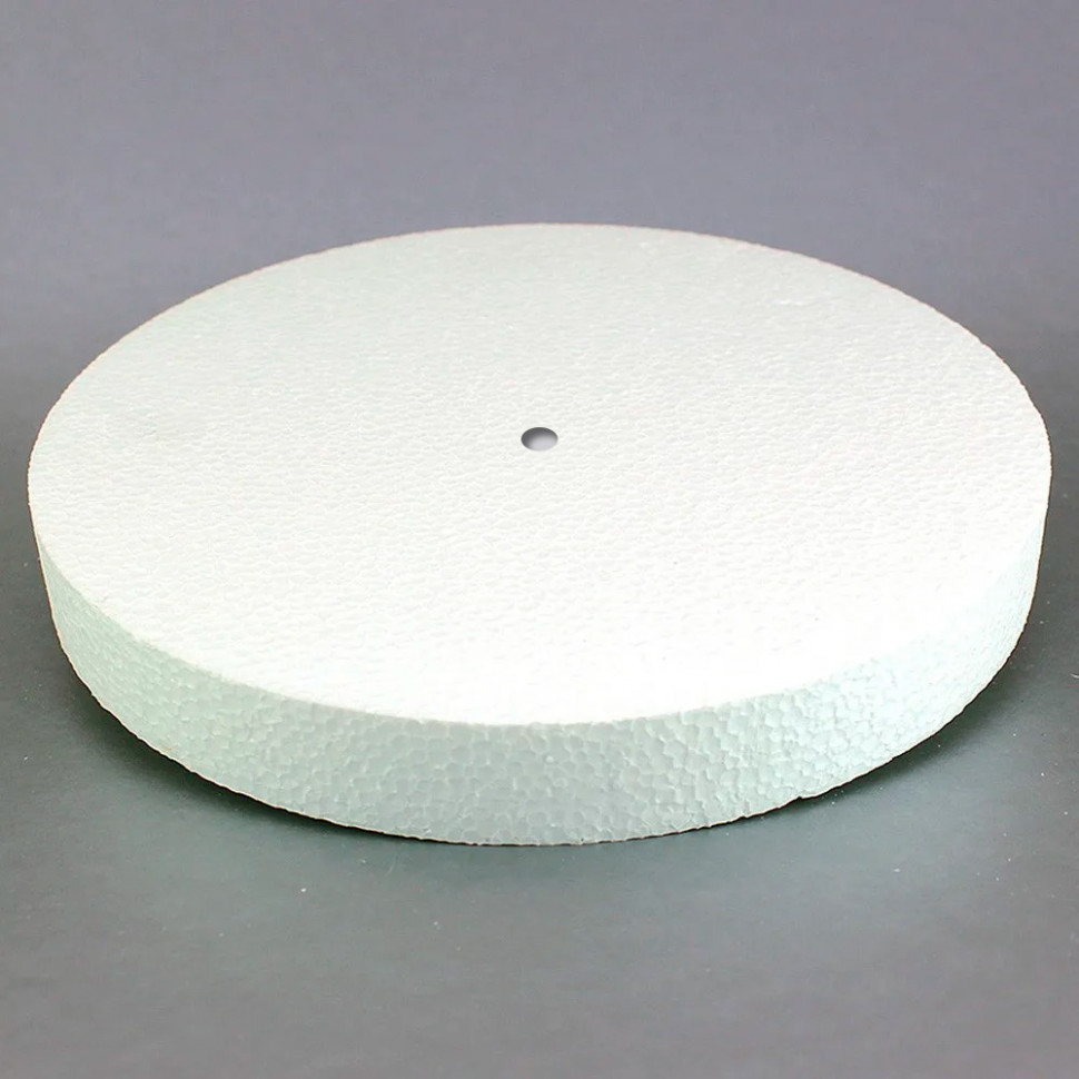 Подложка из пенопласта d 34 (толщ. 4 см) с отверстием  