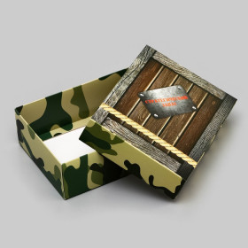 Коробка подарочная 16,5х12,5х5 см "Стратегический запас"