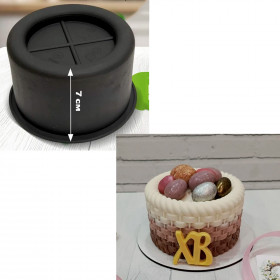 Силиконовая форма для мусса "Корзина бенто"