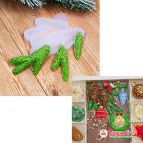 Форма силиконовая &quot;Еловые веточки&quot;