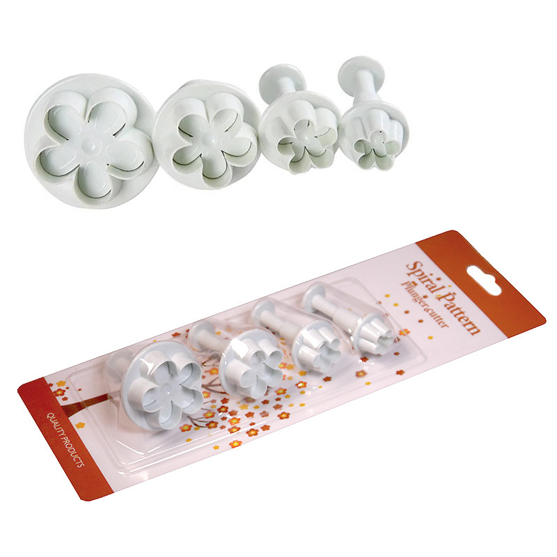 Вырубка-плунжер "Цветок яблони", набор 4 шт