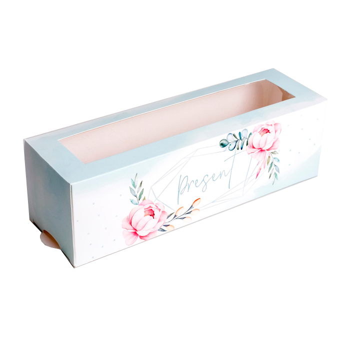 Коробка для макарони 18х5,5х5,5 см "Present" 