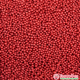 Посыпка шарики Красные 2 мм, 25 г
