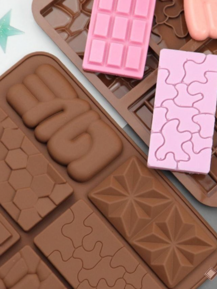 Форма силикон. Плитка фактурная 6 в 1 / 8,4 см