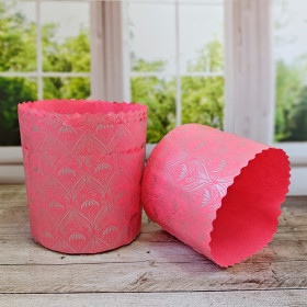 Форма бумаж. Кулич "Светлая Пасха" 200-250 гр (9*9 см) / 10 шт    