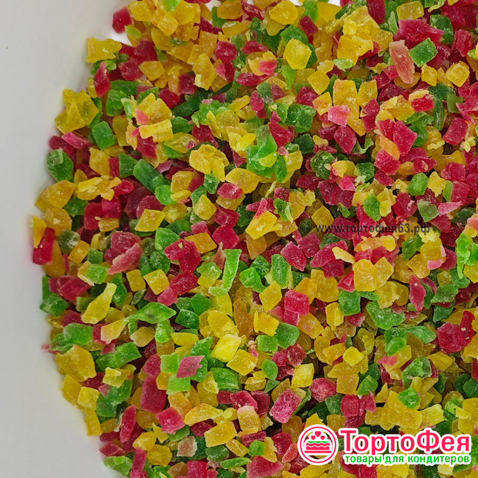 Цукаты арбузные микс /// 500 гр 