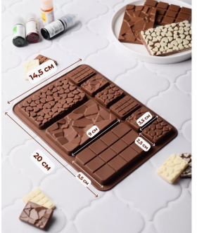 Форма силиконовая Плитки &quot;Супер микс 9 в 1&quot;