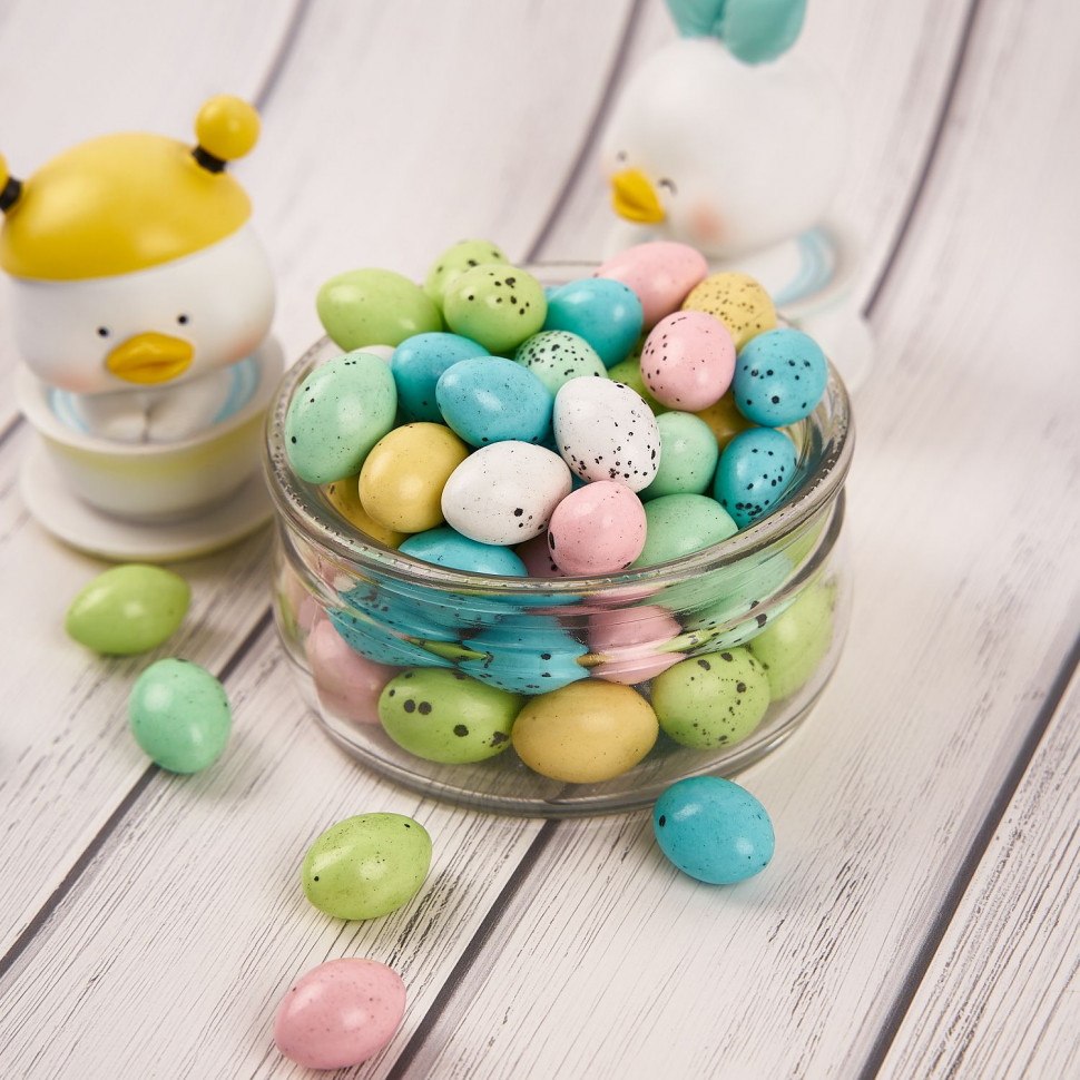 Драже шоколадное «Яички разноцветные», 50 гр