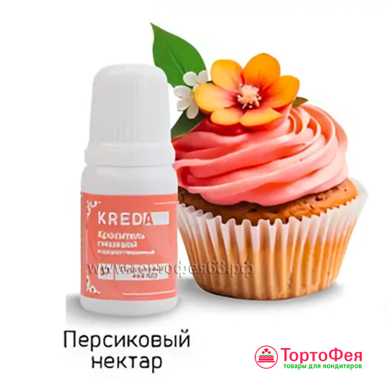 Краситель гелевый Kreda Lux Персиковый нектар, 10 гр 