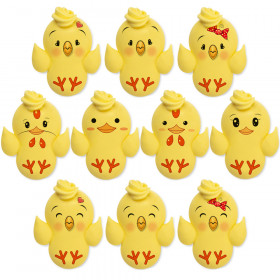 Сахарные медальоны "Цыплята" 35*25 мм / 5 шт  