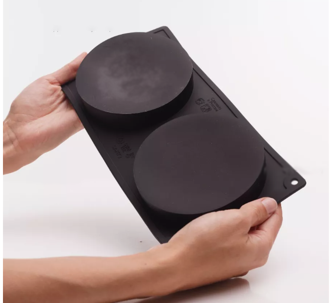 Форма силиконовая Диски 10 см, 3 яч.