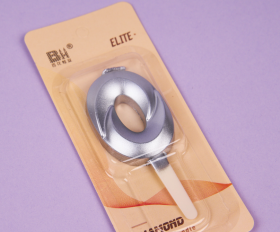 Свеча &quot;Цифра 0&quot;, серебро / 5 см  