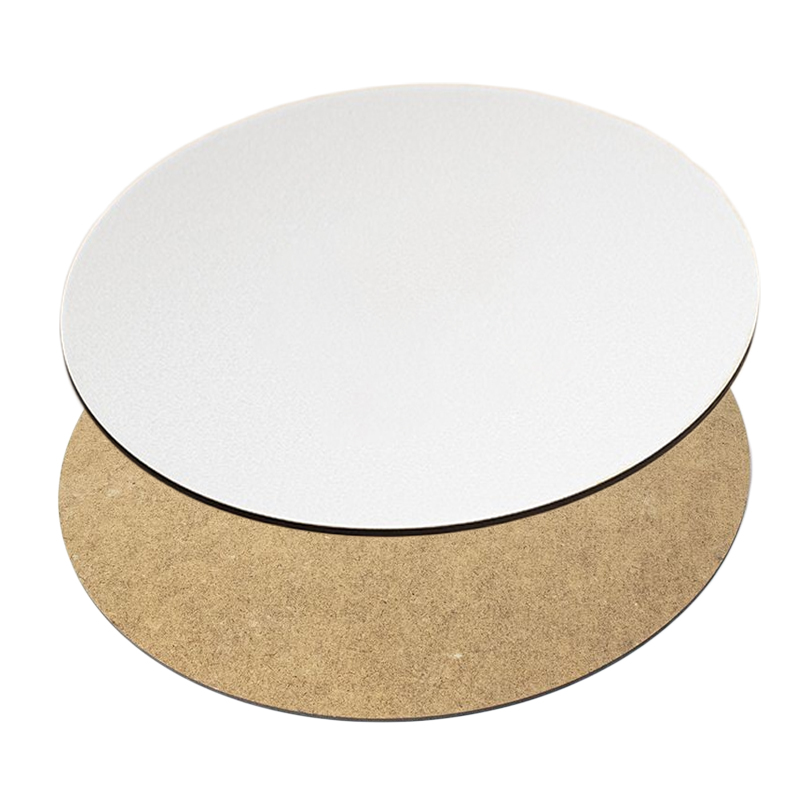 Подложка ЛХДФ (3мм) белая с отверстием, 50 см Подложка ЛХДФ (3мм) белая с отверстием, 50 см