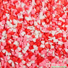 Посыпка Сердечки Красные/белые/розовые мини, 25 гр