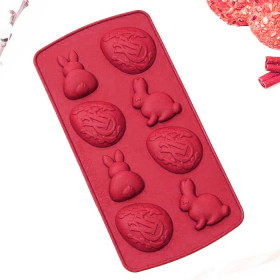 Форма силиконовая "Пасха" № 3, 8 яч. 