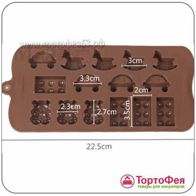 Форма силиконовая Детские игрушки Форма силиконовая Детские игрушки